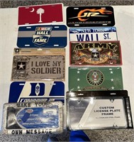 Miscellaneous lot of vehicle tags