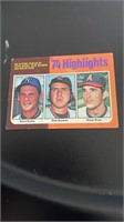 1975 Topps Baseball Card Nolan Ryan / S. Busby / D