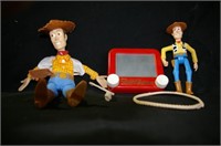 Woody's and Etch a Sketch Mini