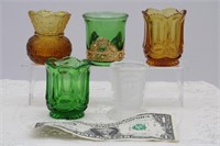 SELECTION OF (5) TOOTHPICK HOLDERS