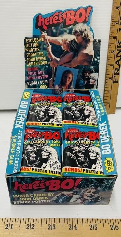 NOS “Here’s Bo!” Trading Cards + Fold-Out Mini
