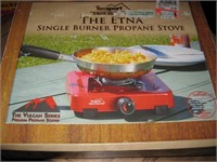 NIB- Etna Single Burner Propane Stove