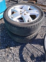 Ford aluminum wheels bad tires
