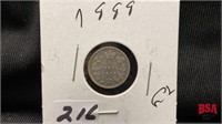1888 Canadian nickel