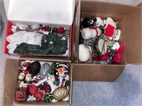 Assorted Christmas Ornaments & Decor