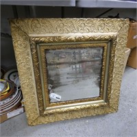 Early Gold Guild Framed Mirror