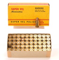 SUPER VEL POLICE 9 mm LUGER VTG AMMUNITION