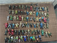 Lot Of 85 Action Figures Various Makers