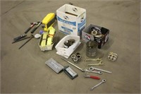 (2) Unused Ratchet Straps & Assorted Tools