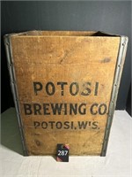 Potosi Brewing Co. Potosi Wi Wood Box 11"W x ...