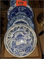 FLAT OF BLUE COLLECTOR PLATES