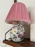 SMALL FLORAL LAMP.