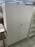 Storage cabinet 6ft h x 4ft w x 21” d