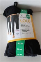 2PACK LOLE WOMENS LOUNGE PANTS SIZE XL