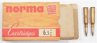 Norma 20  6.5 Jap Cartridges