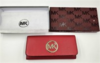 Reproduction MK Red Wallet in Box