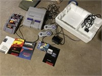 Super Nintendo Game console w/ 3 remotes, and