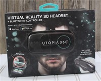 Utopia 360 Deg Virtual Reality 3D Headset