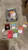 Various books, and word search books