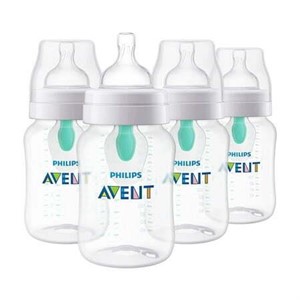 Philips AVENT Anti-Colic Bottles  9oz  4pk  Clear