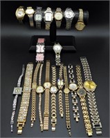 20 GOLD & SILVER TONE WOMEN'S WATCHES