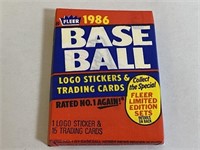 1986 Fleer Baseball Sealed Wax Pack Possible