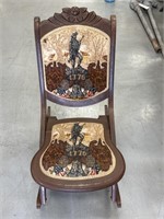 Foldable 1776 Bicentennial Celebration Rocker