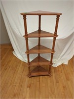 50" Corner Wooden Stand