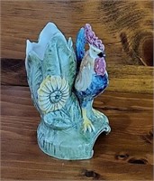 VTG Porcelain Rooster Bud Vase