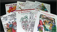 8 NEW Adult Coloring Book Christmas