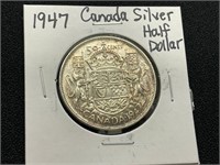 1947 Canada Silver Half Dollar