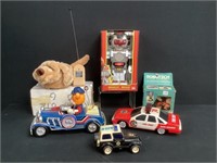 Vintage Robot, Cars & Dog Toys