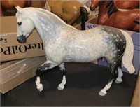 MODEL HORSE #3, SM DAPPLE GREY APPALOOSA