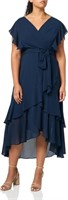 (N) City Chic Womens Plus Size Maxi Flirty Tier