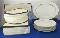 Royal Doulton Citadel Platter, 8 Dinner Plates,