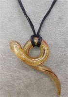 La dolce 18" Glass viper necklace