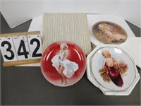 3 Marilyn Monroe Collector Plates