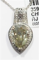 $40000. 14K Diamond Pendant