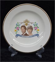 1981 Princess Diana & Prince Charles Plate