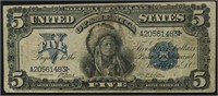 1899 5 $ SILVER CERTIFICATE VF25