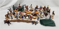 Large Lot Of Rodeo Figures & Sets New Rey