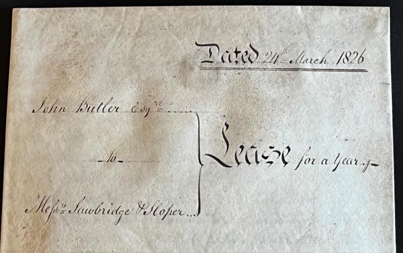 March 24, 1826 Lease Agreement With Official Seal