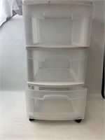 Sterilite 3 Drawer Caddy On Wheels