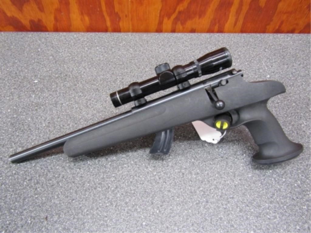 Savage 501 22LR Semi Auto, Clip, Tasco P2x20 Scope