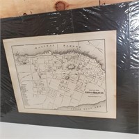 halifax map circa 1880 18"x14"