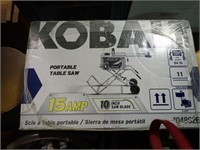 NEW KOBALT PORTABLE TABLE SAW