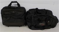 Pair of travel bags including (1) Eddie Bauer