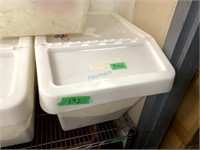 INGREDIENT STORAGE BIN W/ FLIP-LID