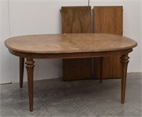 Oval Dining Table w/ 2 Leaves