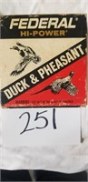 Federal 12 Gauge Duck and Pheasant